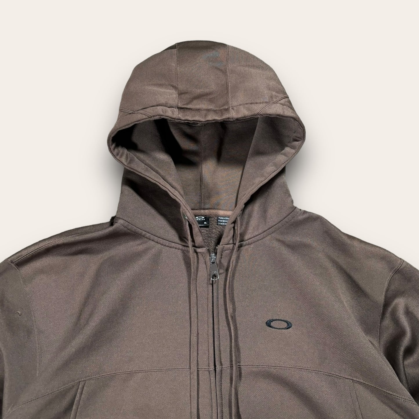 Oakley 2000’s Full Zip Brown Hoodie XL