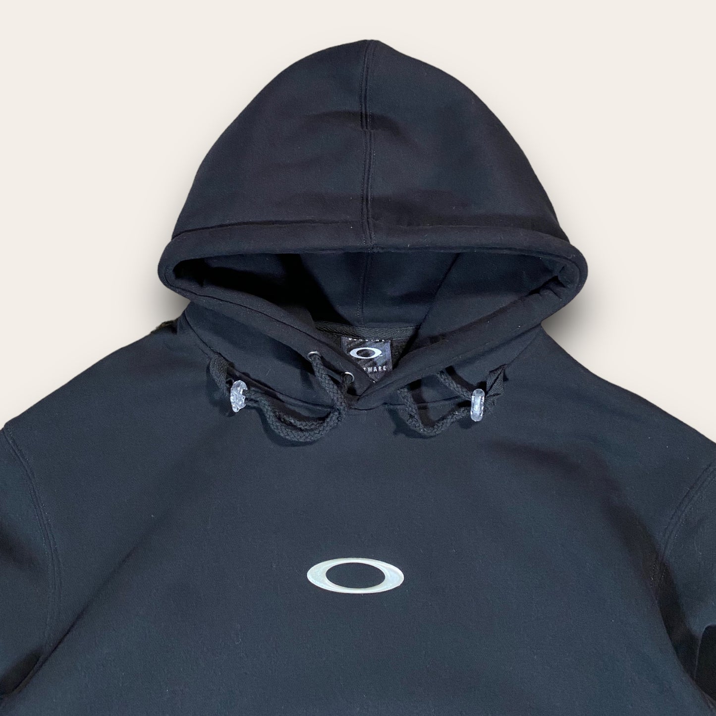 Oakley Software 2000’s Rubberised Logo Hoodie L